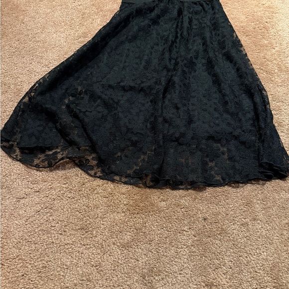 LuLaRoe Black Lace Midi Skirt - Picture 3 of 3